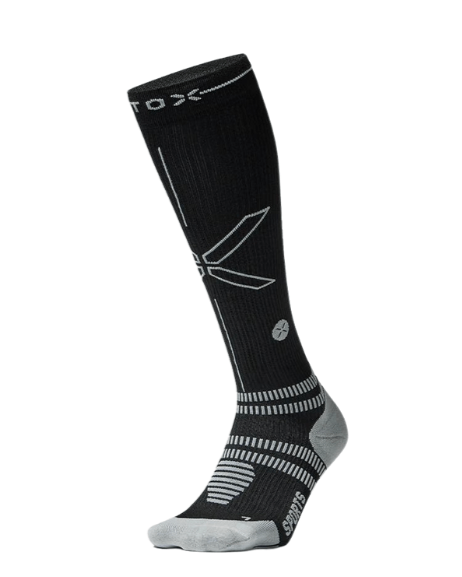 STOX Sports Socks Women Black/Grey