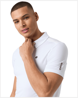 Björn Borg Ace Mesh Panel Polo White