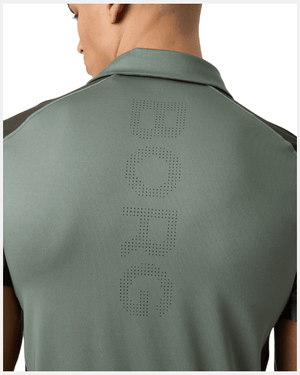 Björn Borg Ace Mesh Panel Polo Green