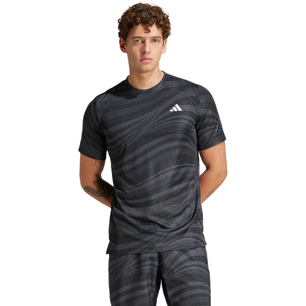 Adidas T-Shirt Club Graphic Black