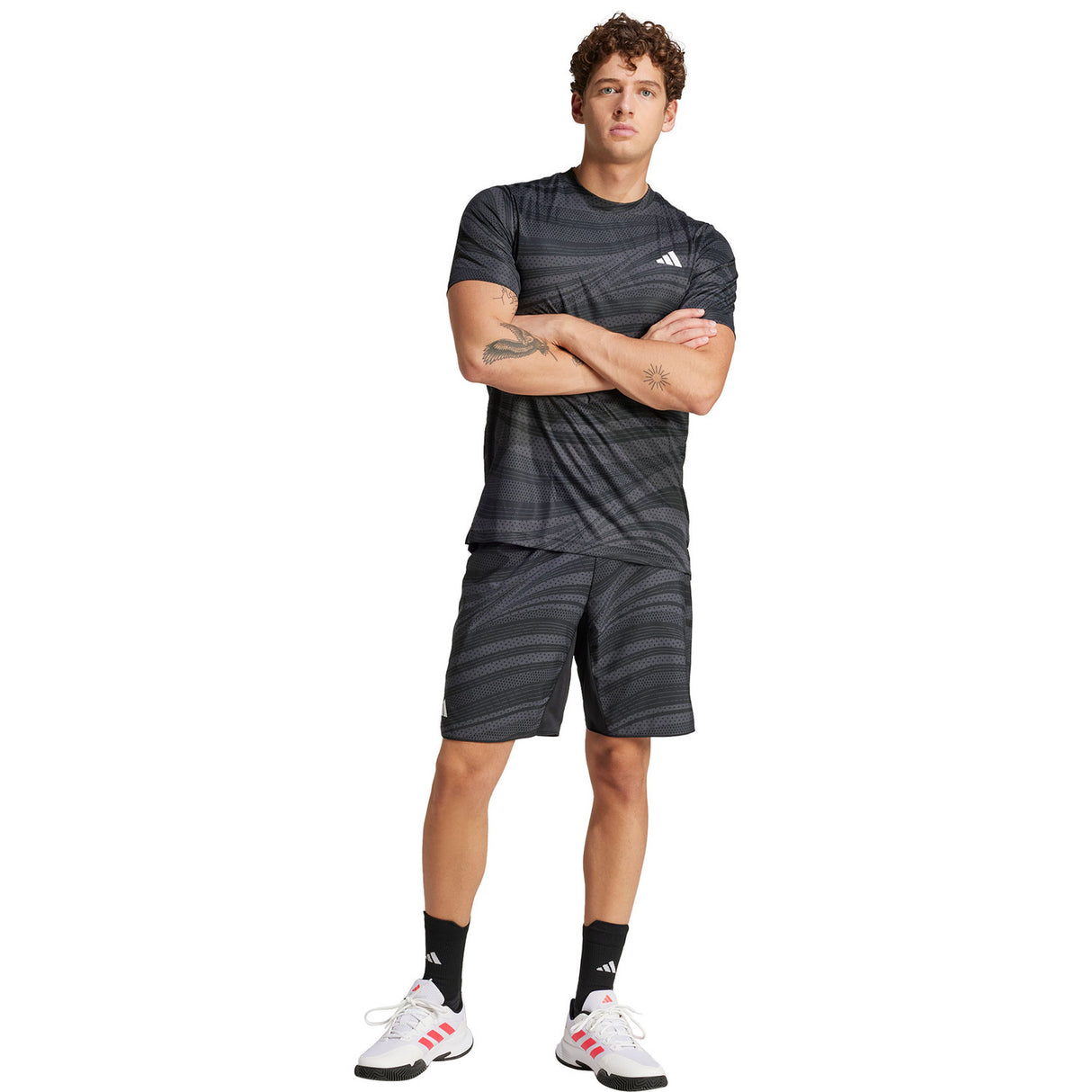 Adidas T-Shirt Club Graphic Black