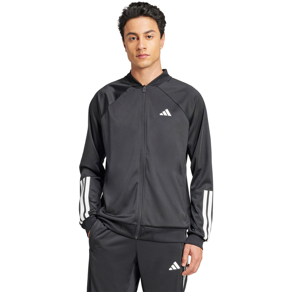 Adidas Jacket 3-Stripes Knitted Black