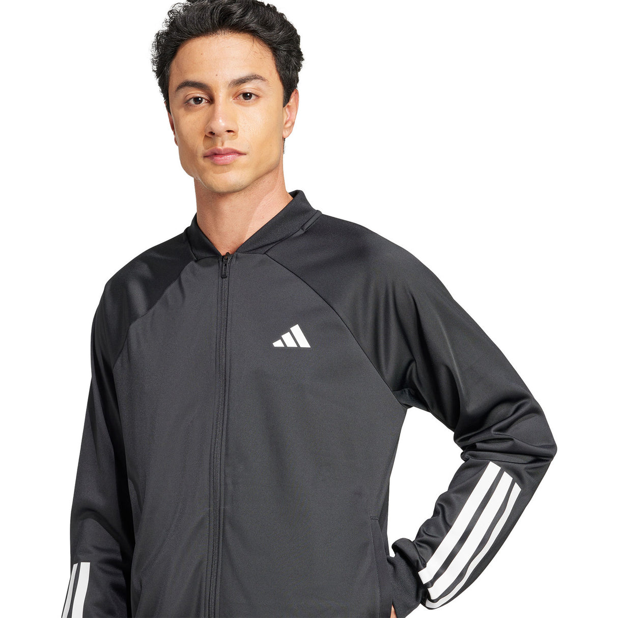 Adidas Jacket 3-Stripes Knitted Black