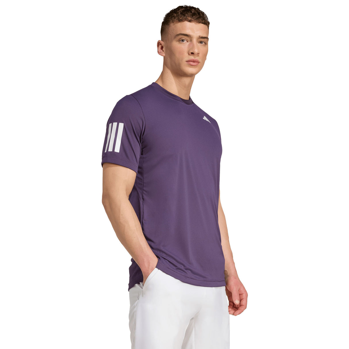 Adidas Club 3-Stripes T-Shirt Dark Blue