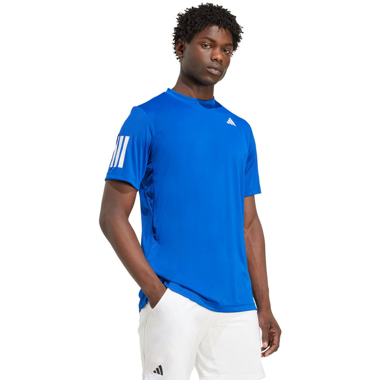 Adidas Club 3-Stripes T-Shirt Dark Blue