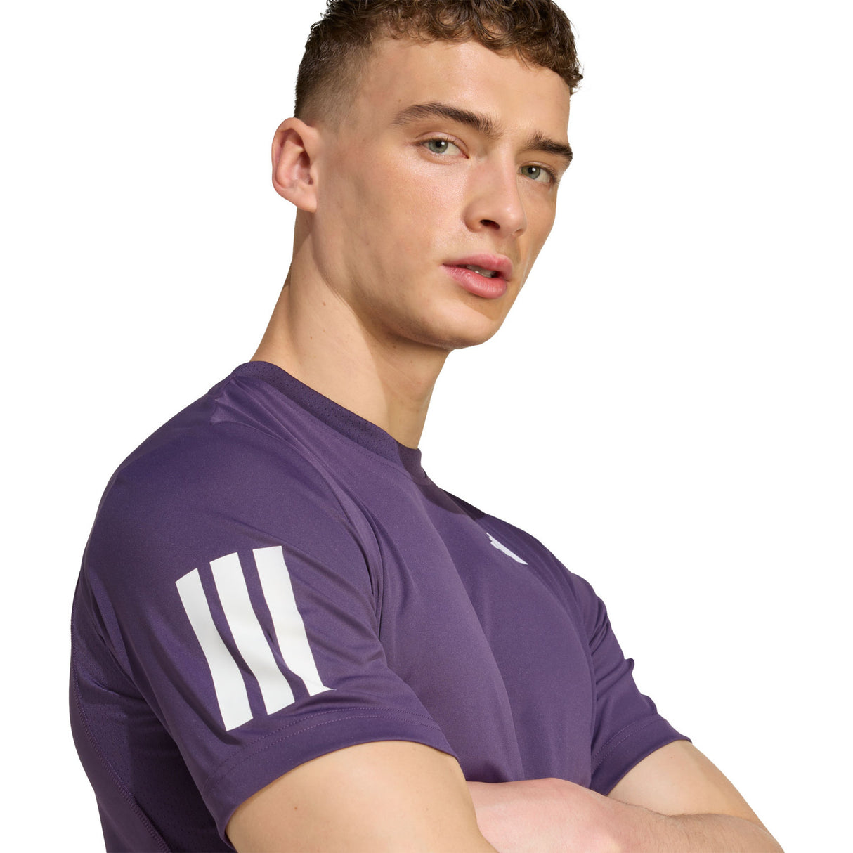 Adidas Club 3-Stripes T-Shirt Dark Blue