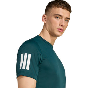 Adidas Club 3-Stripes T-Shirt Dark Blue