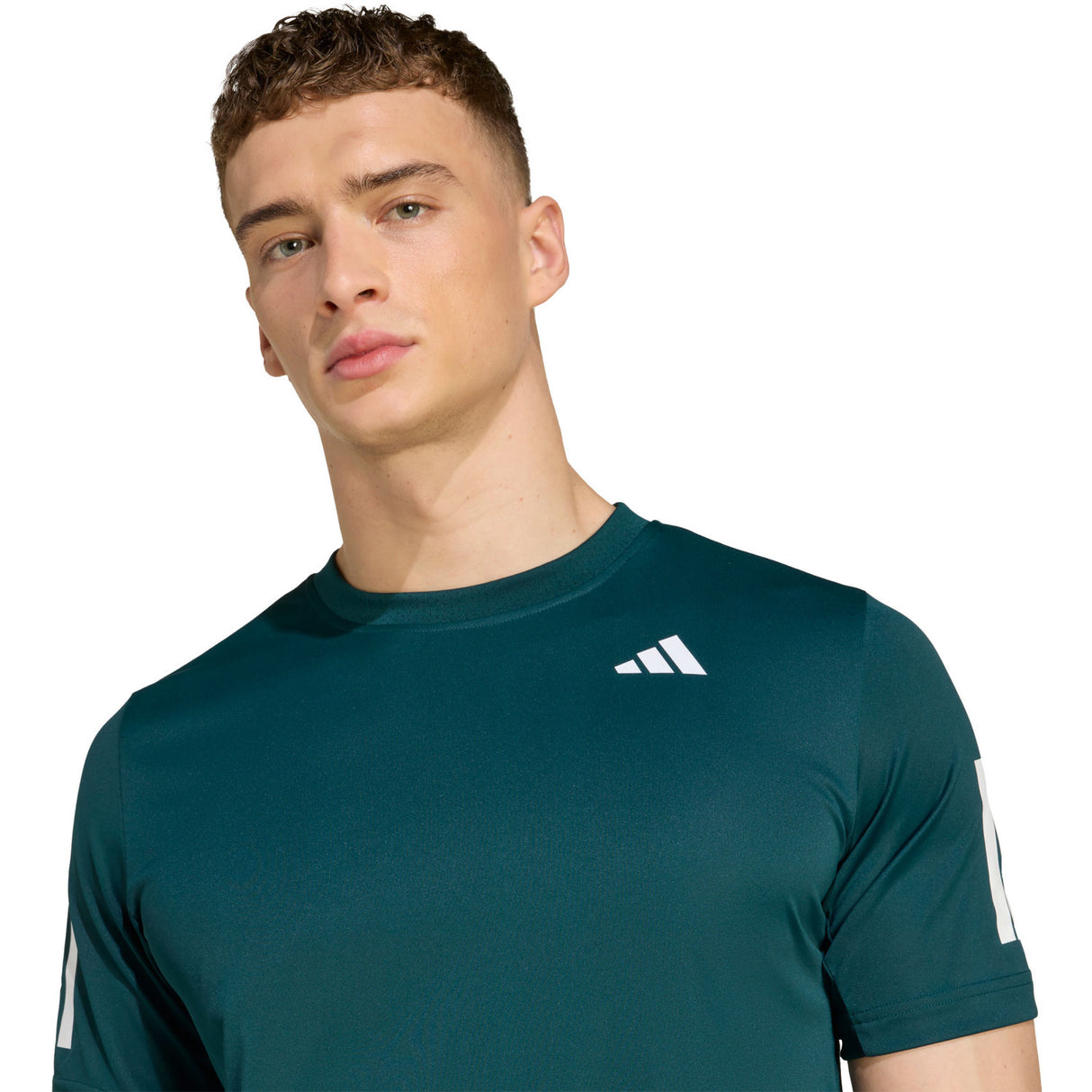 Adidas Club 3-Stripes T-Shirt Dark Blue