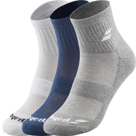 Babolat Chaussettes mi-hautes, lot de 3 paires