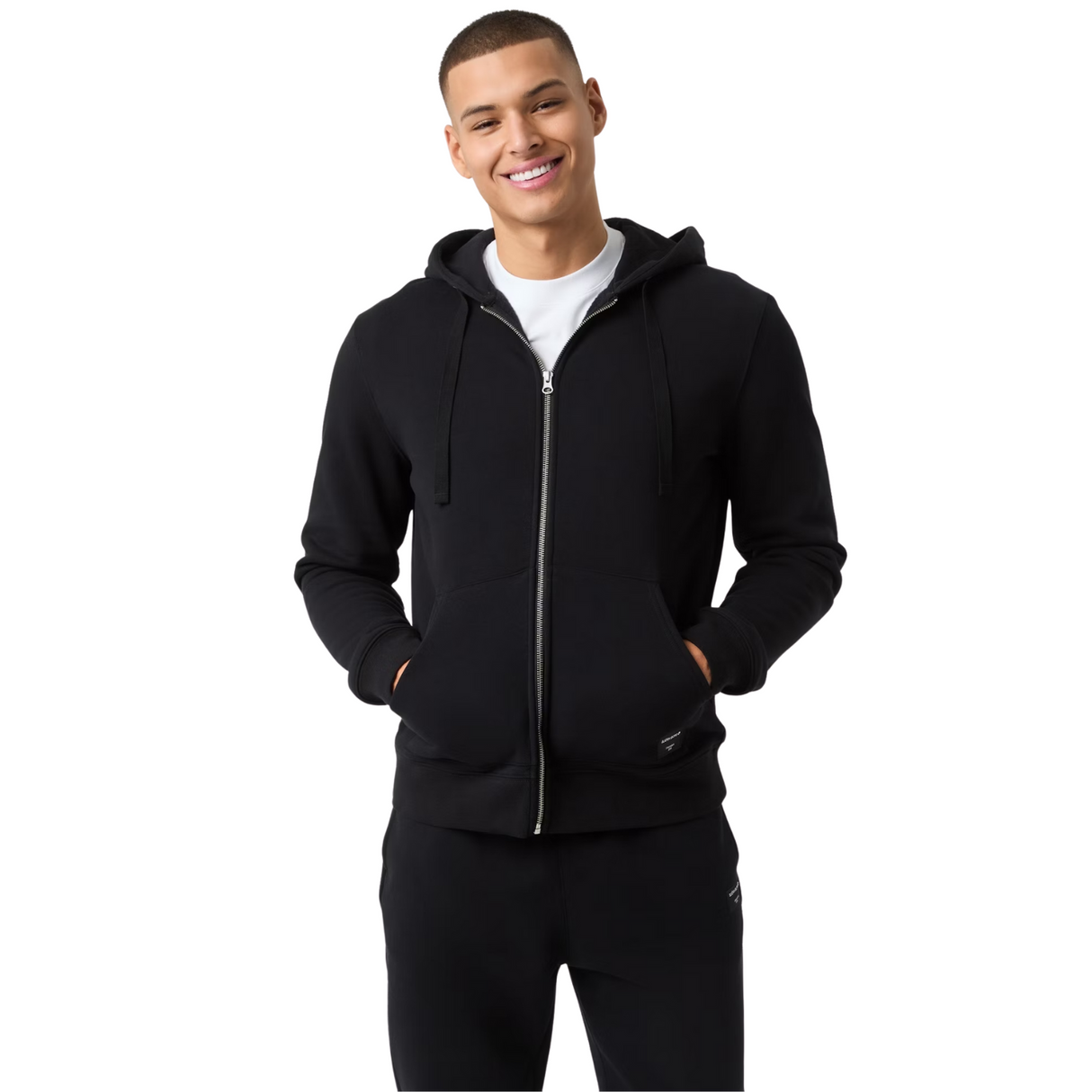 Björn Borg Men Centre Zip Hoodie Black