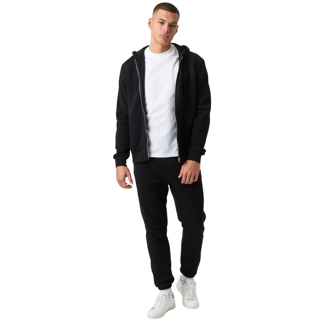 Björn Borg Men Centre Zip Hoodie Black