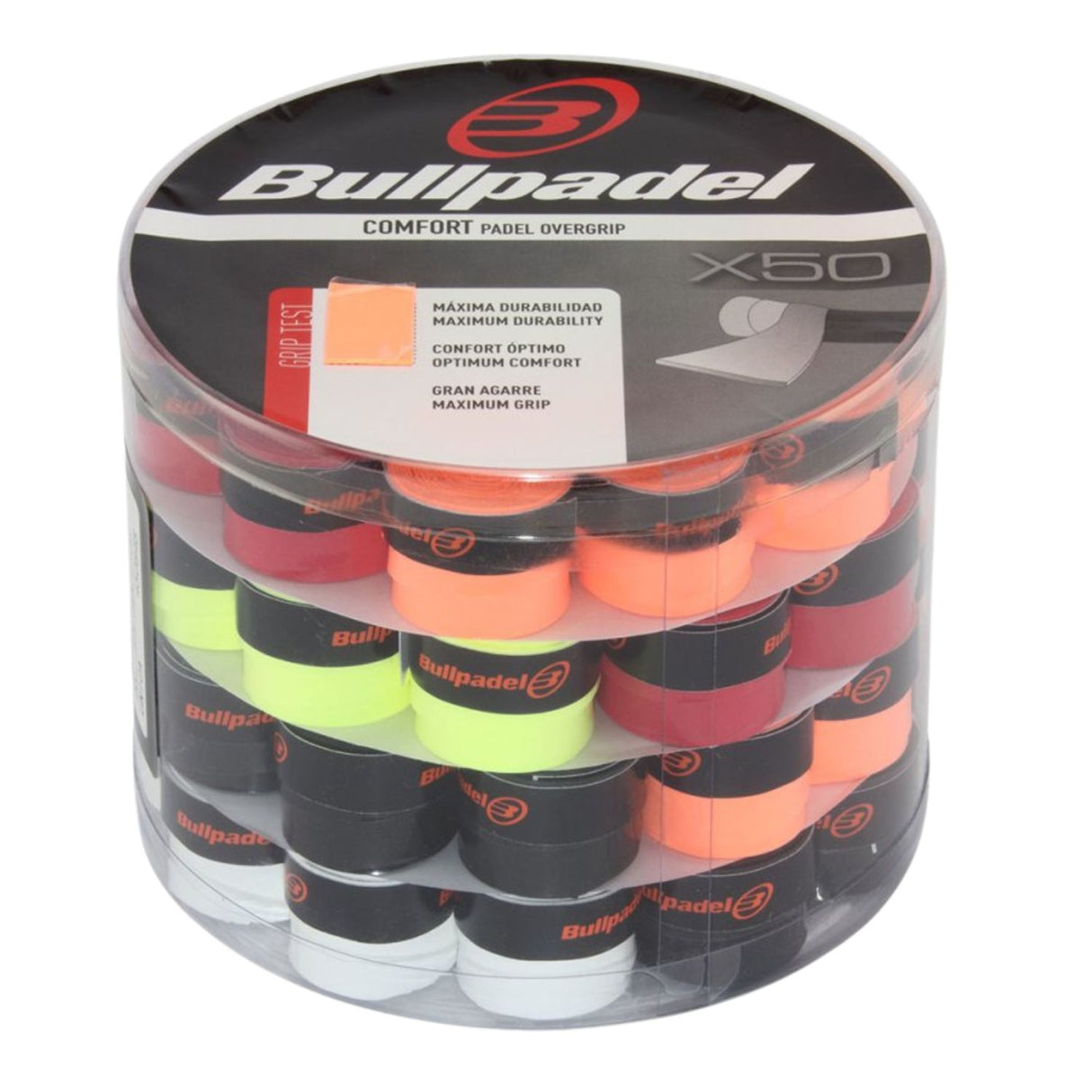 Sur-grips Bullpadel de Diverses Couleurs 50 Pièces