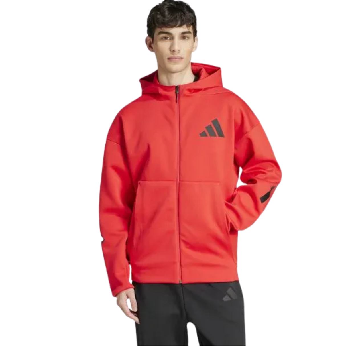 Adidas Zip Hoodie ZNE FZ Red 
