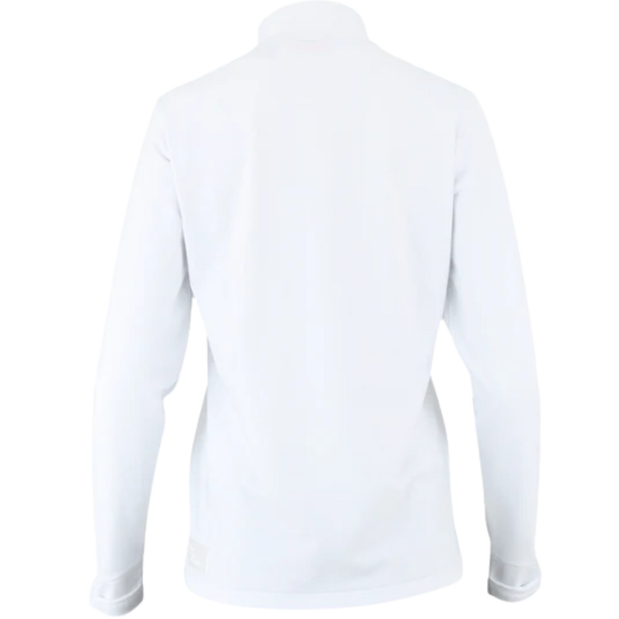 The Indian Maharadja Baroda Chevron Half Zip Sweater W White