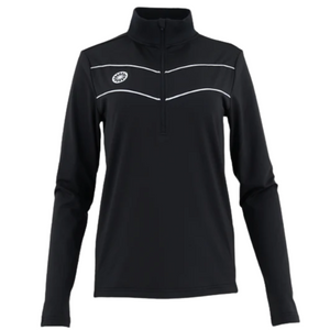 The Indian Maharadja Baroda Chevron Half Zip Sweater W Black