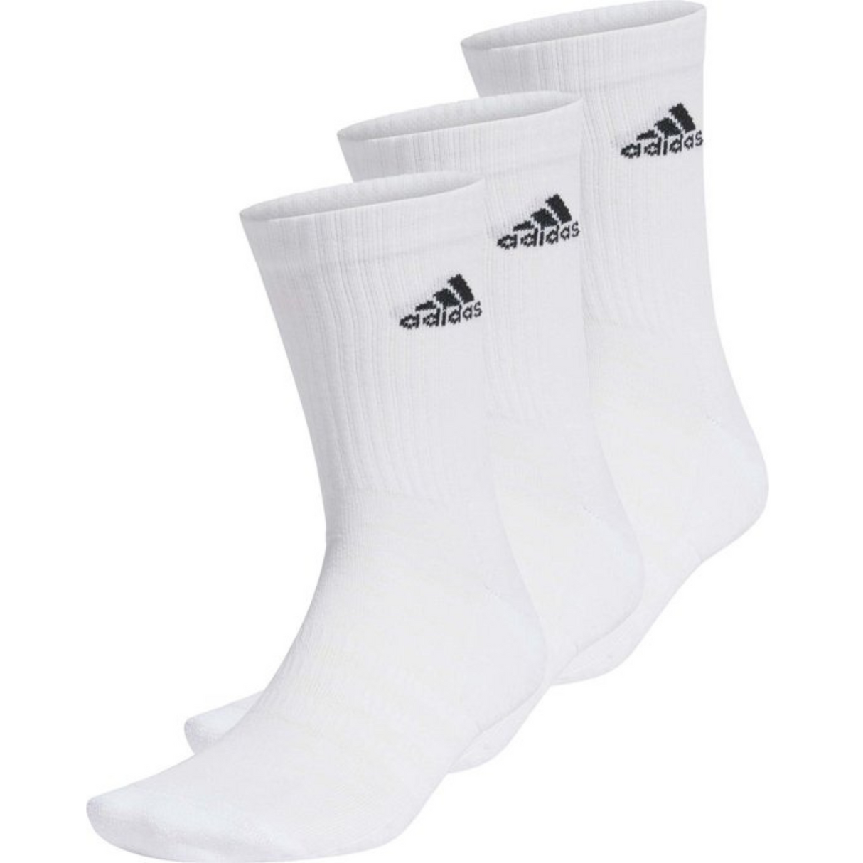 Adidas Crew Socks White (3 Pairs)