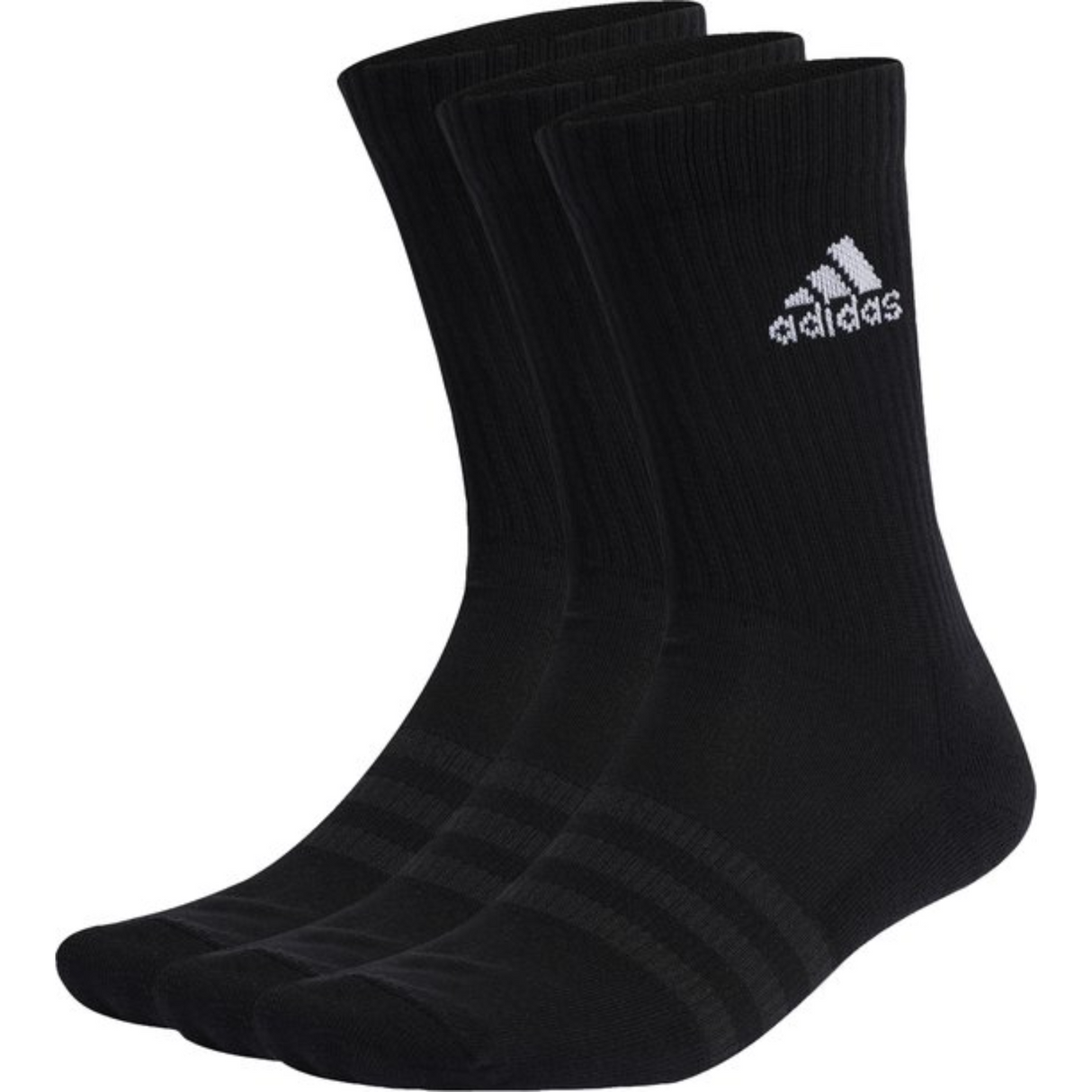 Adidas Crew Socks Black (3 Pairs)