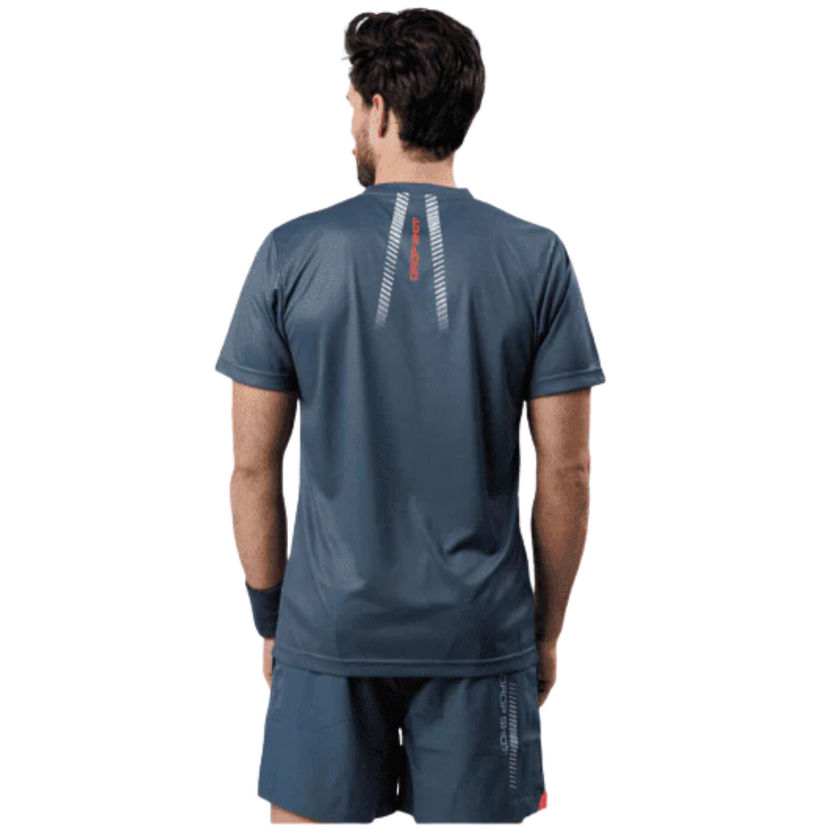 Drop Shot Shirt Gray/Red