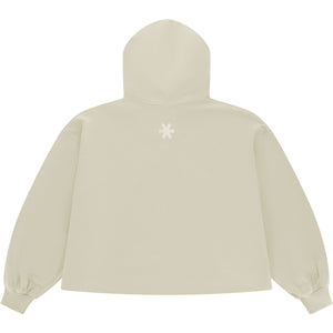 Osaka Cropped Hoodie Warm Gray