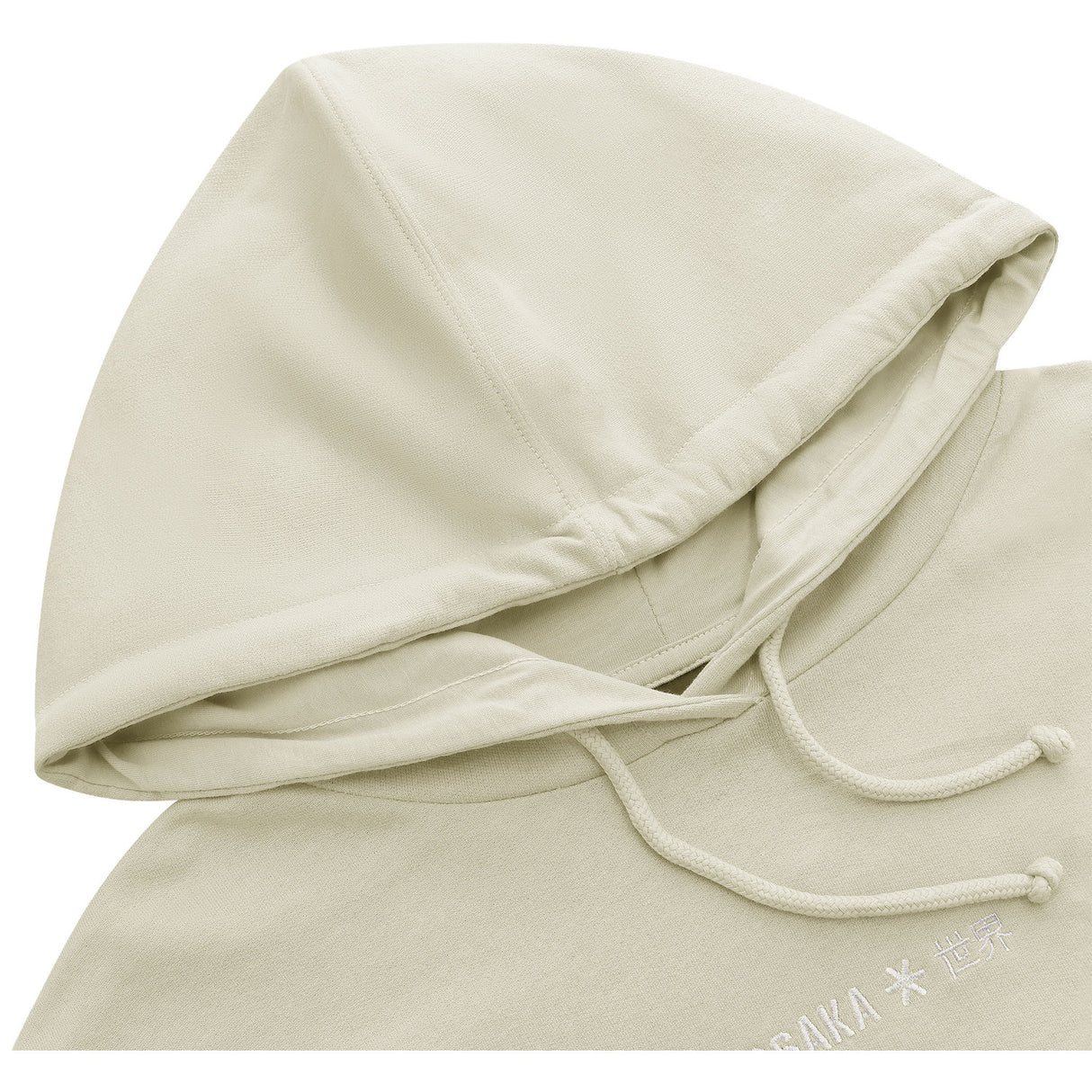 Osaka Cropped Hoodie Warm Gray