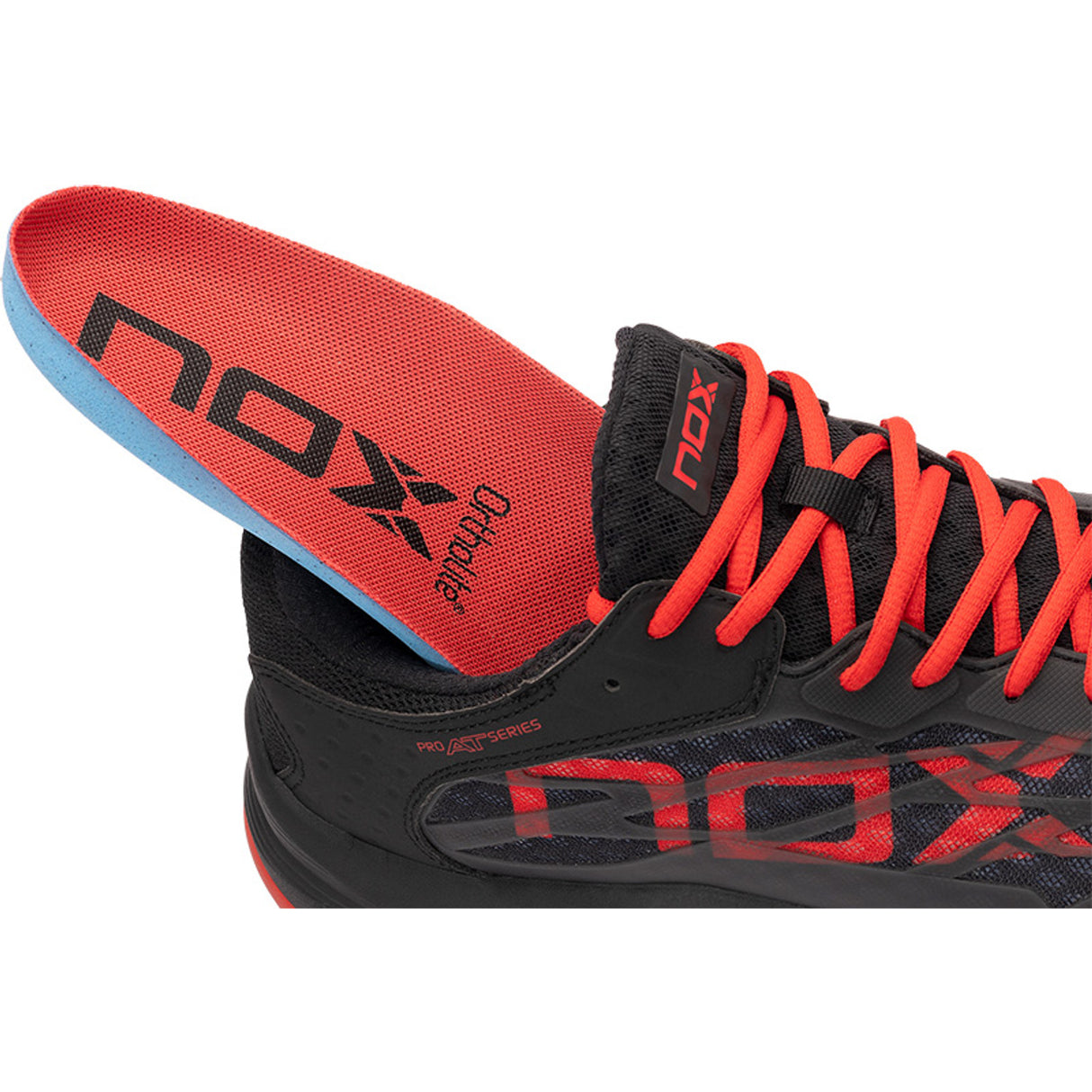 Chaussure de padel homme Nox AT10 Lux Noir/Rouge