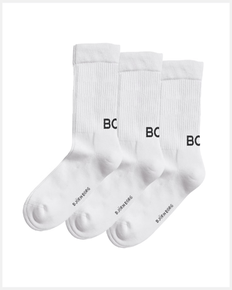 Björn Borg Core Crew Polyamide Sock White 3 Pack