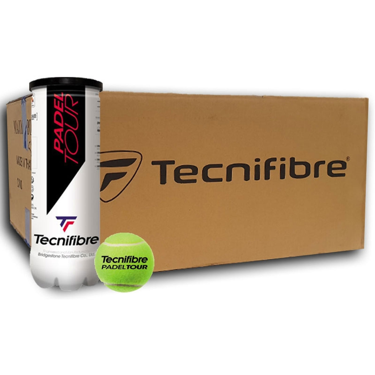 Balles de padel Tecnifibre Padel Tour Box (24 Cans)