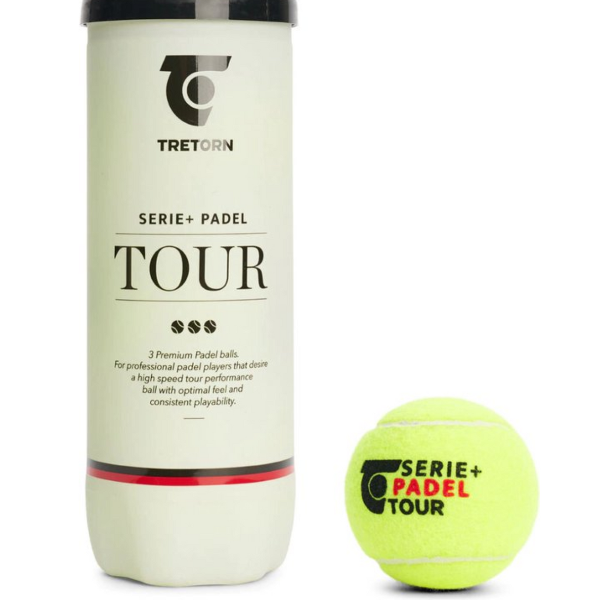 Tretorn Series + Tour Padel Balls (3 Pieces)