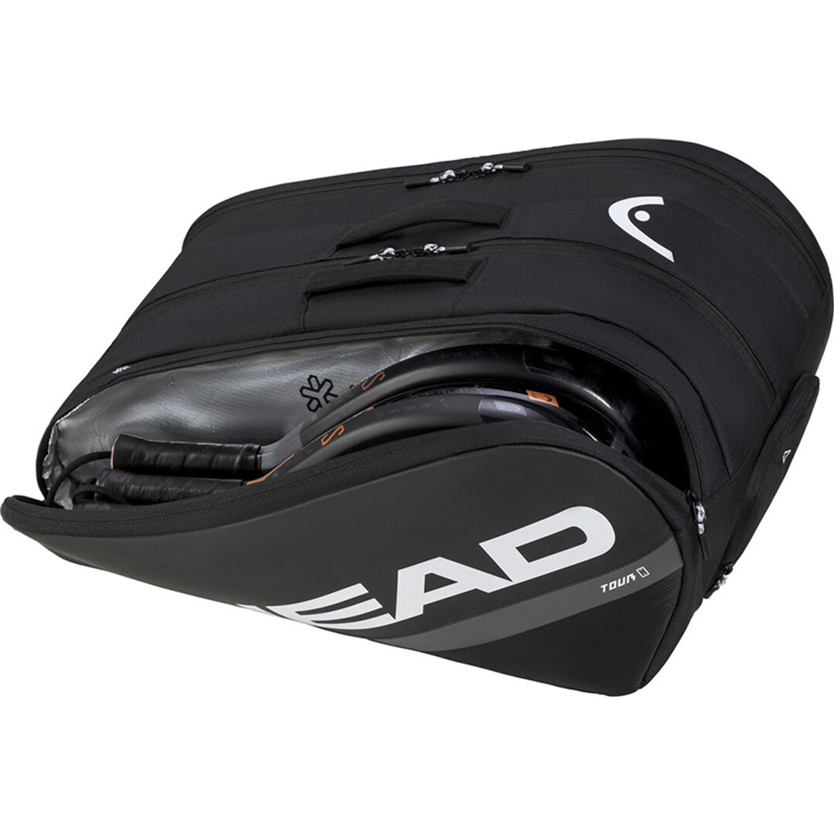 Head Tour Padel Bag L Black/White 