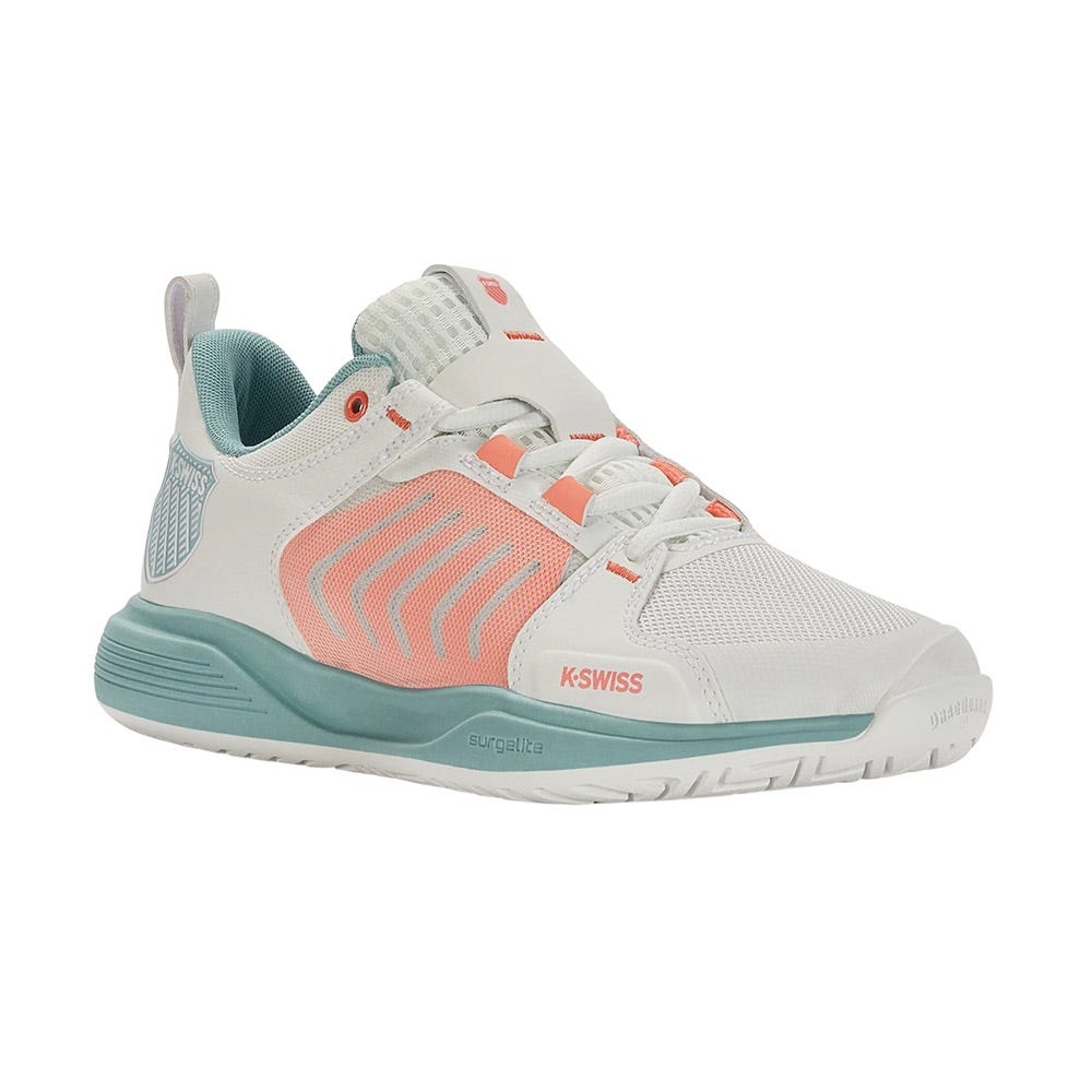 K - Swiss Ultrashot Team White/Blue/Pink - 