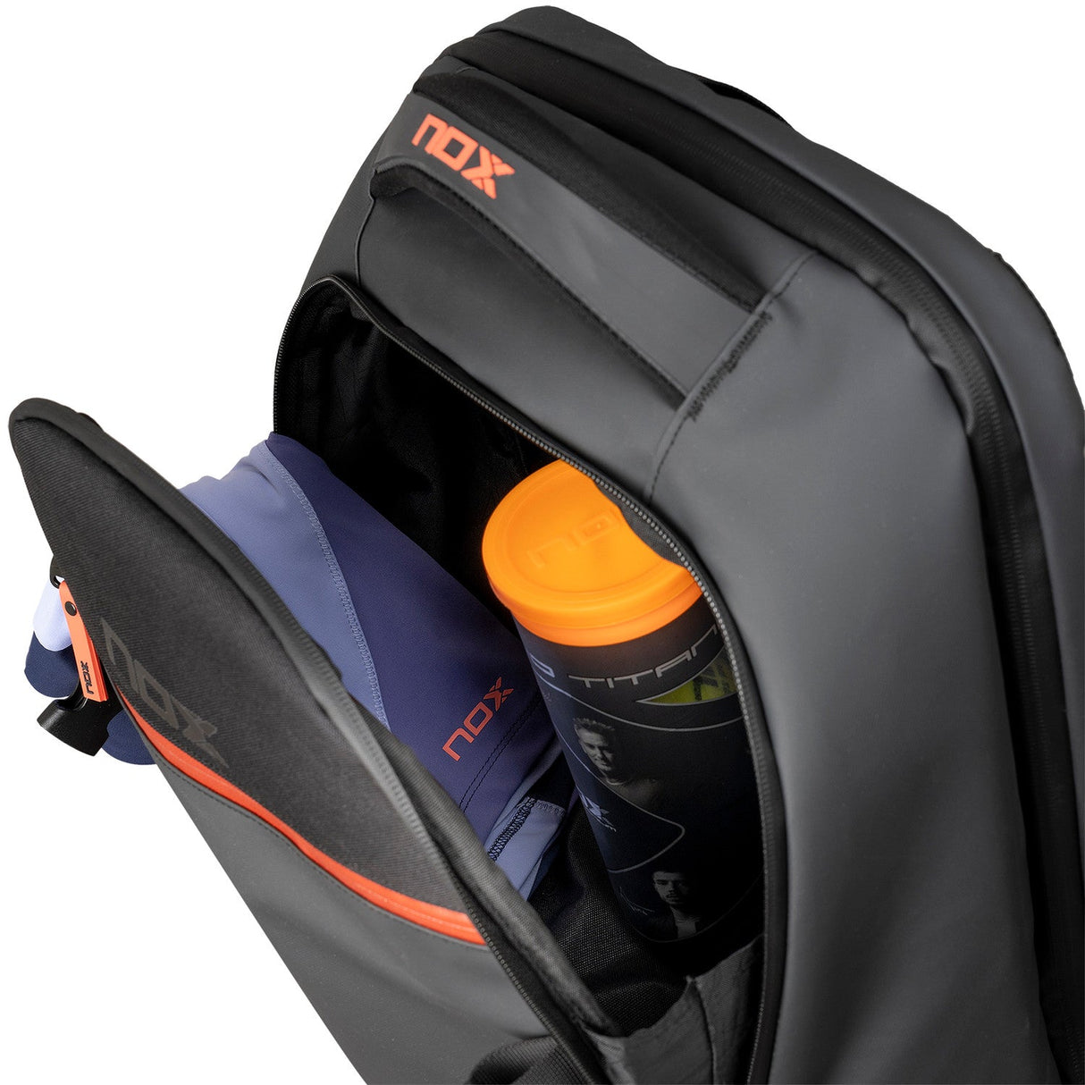 Nox Backpack Luxury Open Series Black/Red - 